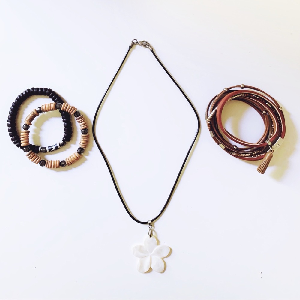 Assorted Bracelets and Necklace